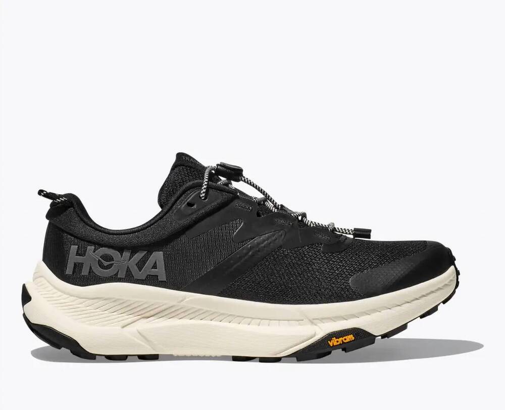 NEW HOKA women's transport sneaker in black alabaster